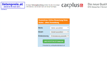 Tablet Screenshot of listenpreis.at